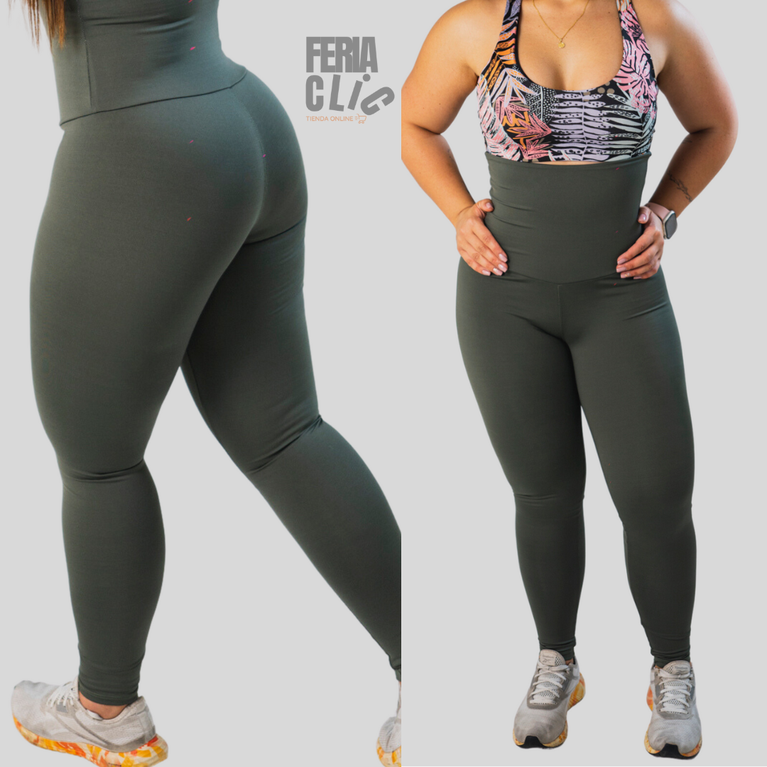 LEGGINGS TÉRMICOS EN NEOPRENO TIPO FAJA